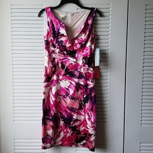NWT London Times Floral Sleeveless Dress